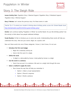 Story 3 Lesson Plan