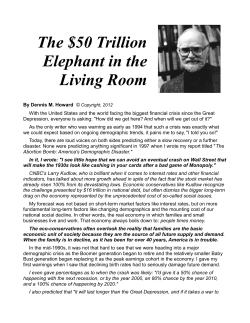 The $50 Trillion Elephant in the Living Room