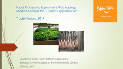 Food Processing Equipment/Packaging: Market