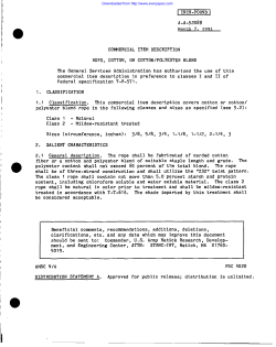 1INCH-POUND[ I COMMERCIAL ROPE, COTTON, OR A-A