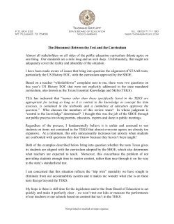 read thomas ratliff`s news release