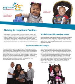Read More - Embrace Kids Foundation