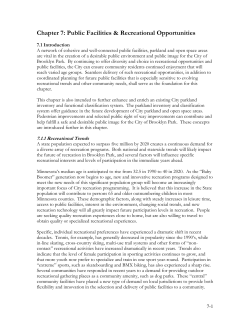 Chapter 7 - Public Facilities and Recreational