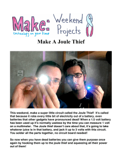 Make A Joule Thief