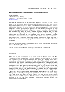 Island Studies Journal, Vol. 10, No. 2, 2015, pp. 197