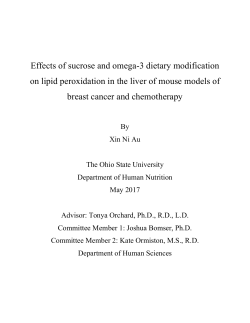 Effects of sucrose and omega-3 dietary modification on lipid
