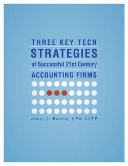 THREE KEY TECH STRATEGIES