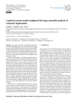 A glacial systems model configured for large