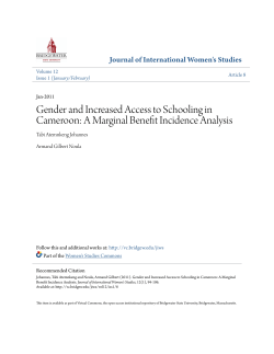 A Marginal Benefit Incidence Analysis