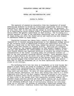 FEUDAL AND POST-RESTORATION JAPAN highest level ever