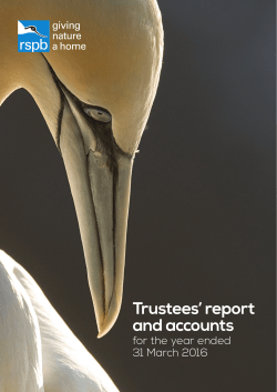 RSPB Annual Accounts 2016