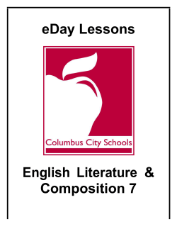 English Literature and Composition 7