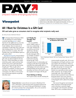 Gift card sales grow as consumers start to