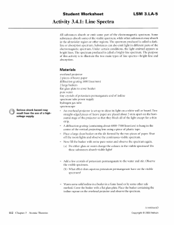 Activity 3.4.12 Line Spectra