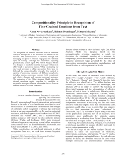 Compositionality Principle in Recognition of Fine