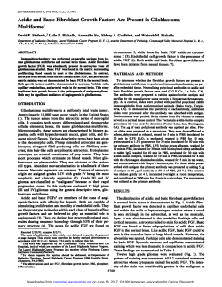 Acidic and Basic Fibroblast Growth Factors Are