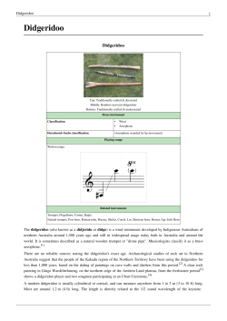 Didgeridoo - VAIDEN.NET Page 1