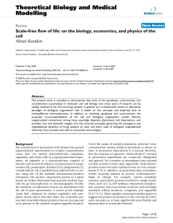Scale-free flow of life: on the biology, economics, and physics of the