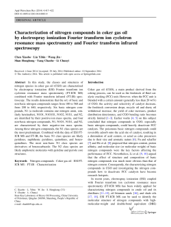 Characterization of nitrogen compounds in coker gas oil by