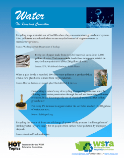 The Recycling Connection - Washington State Recycling Association