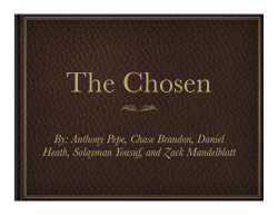 By: Anthony Pepe, Chase Brandon, Daniel Heath, Solayman Yousuf