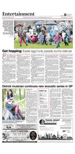 Detroit Musician Continues New Acoustic Series