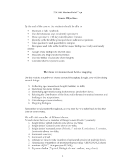 Fld trip rocky shores