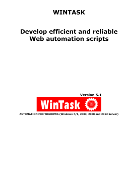 WinTask Web Book