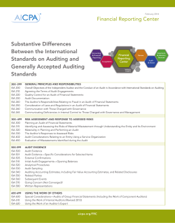 Substantive Differences Between the International