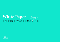 Light version  - Fondation de la Haute Horlogerie