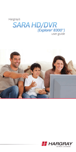 SARA HD/DVR