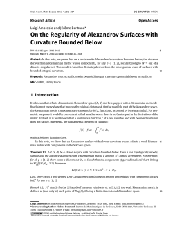 On the Regularity of Alexandrov Surfaces with Curvature Bounded