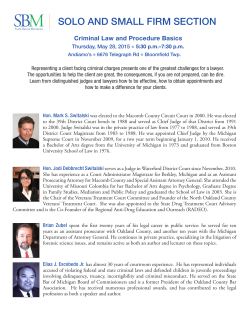 Criminal Law and Procedure Basics Registration