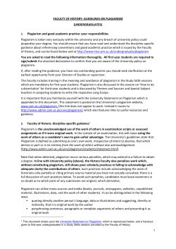 here - Faculty of History