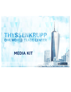 media kit - thyssenkrupp Elevator America