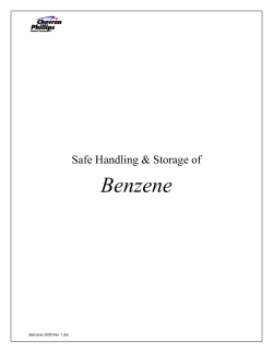 Benzene Brochure - Chevron Phillips Chemical
