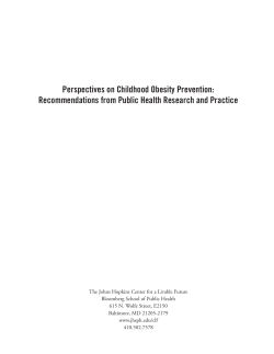 Perspectives on Childhood Obesity Prevention