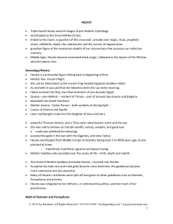 HECATE Triple-faced Hecate ancient images of