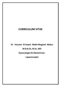 CURRICULUM VITAE
