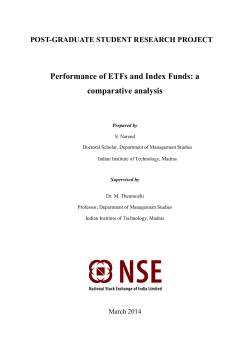 Performance of ETFs and Index Funds: a comparative analysis