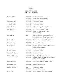 Iran - Association for Diplomatic Studies and Training