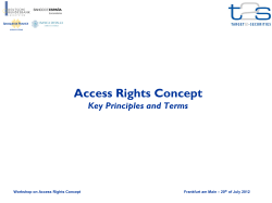 Part 1 - Key Principles and Terms