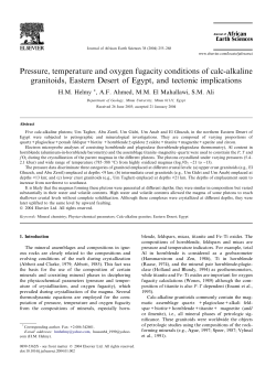 Pressure, temperature and oxygen fugacity