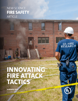 Innovating Fire Attack Tactics