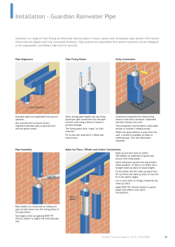 Installation - Guardian Rainwater Pipe