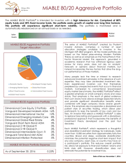 MiABLE 80/20 Aggressive Portfolio