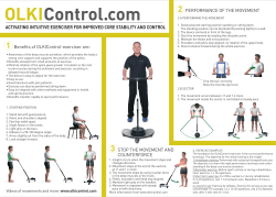 OLKI-posters now for sale! - OLKIControl exerciser strengthens the