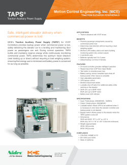 TAPS - Motion Control Engineering