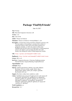 Package `FindMyFriends`