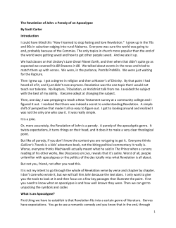 Popping the Apocalypse